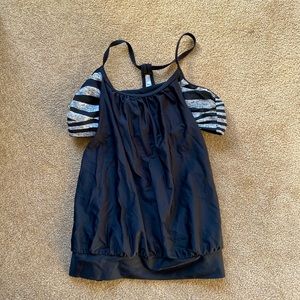 Speedo layered tankini